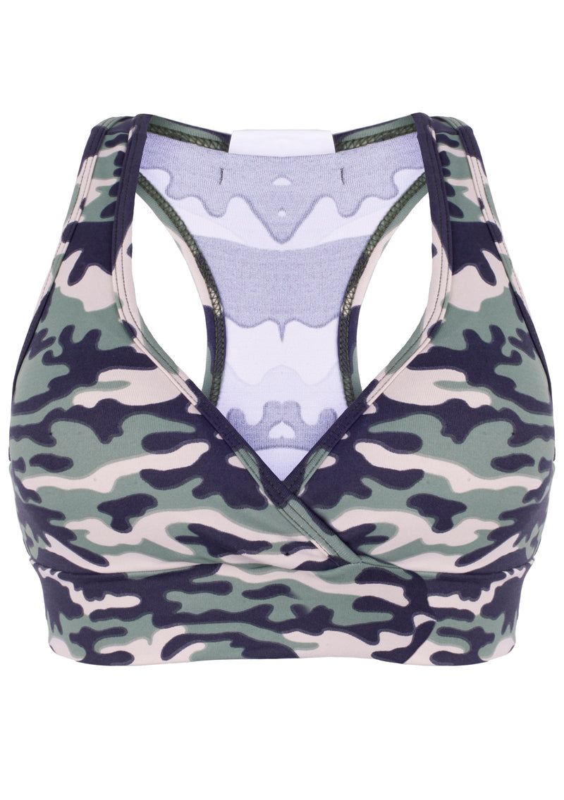 Top Bat Girl Camuflado