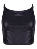 Top Cropped Rede Preto Jacard